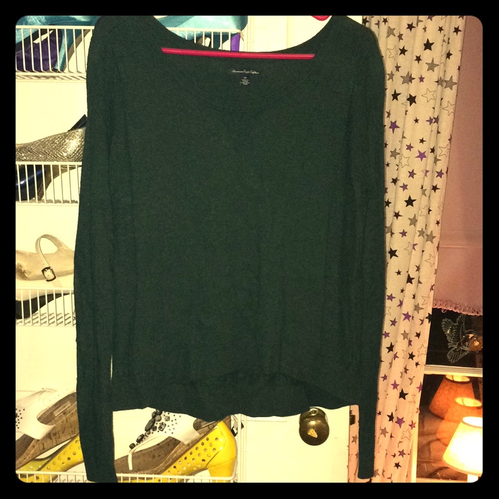 American Eagle green sweater